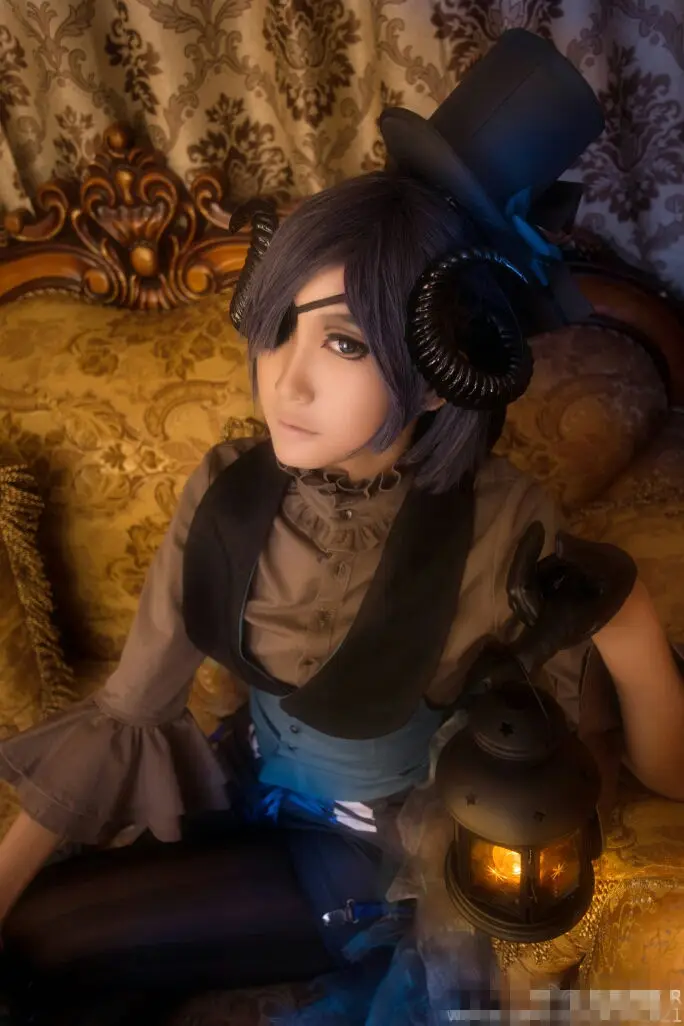 Черный Дворецкий Ciel Phantomhive Shieru Маленький Дьявол полный набор униформа для косплея индивидуальный заказ