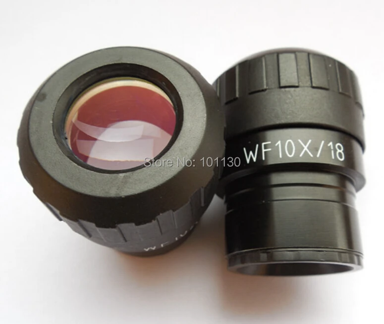 WF10X 18mm View Field Adjustable Wide Angle Eyepiece Optical Lens with