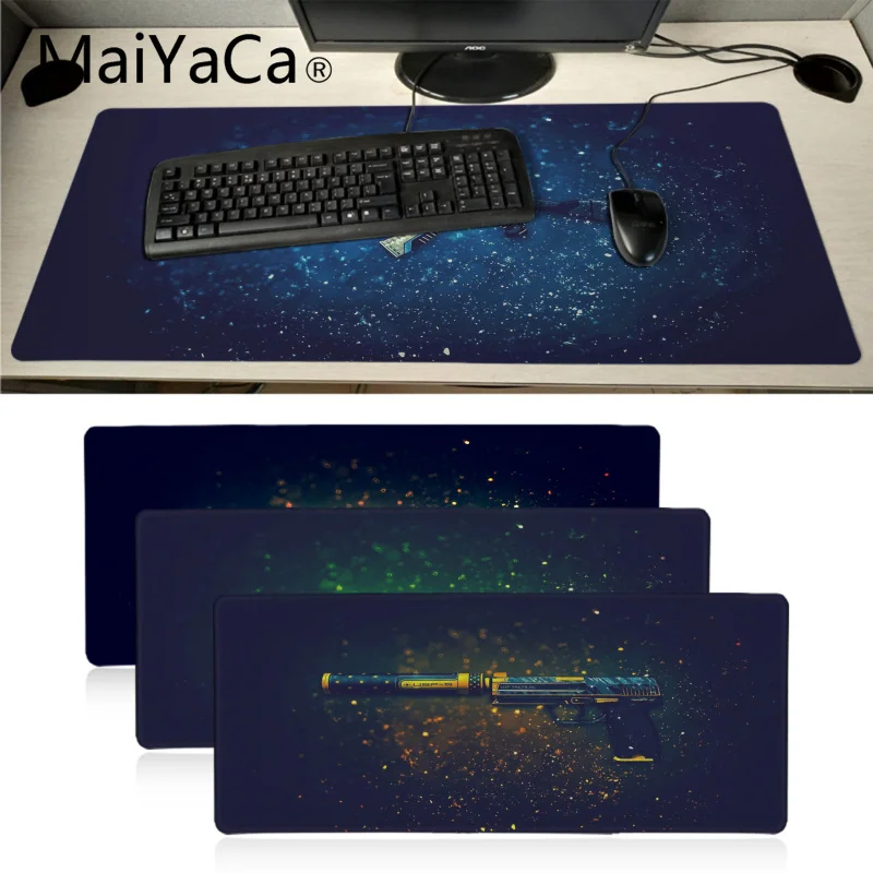 

Maiyaca cs go gun Rubber Mouse Durable Desktop Mousepad Gaming Mousepad For PC Laptop Notebook large mouse pad gamer desk pad