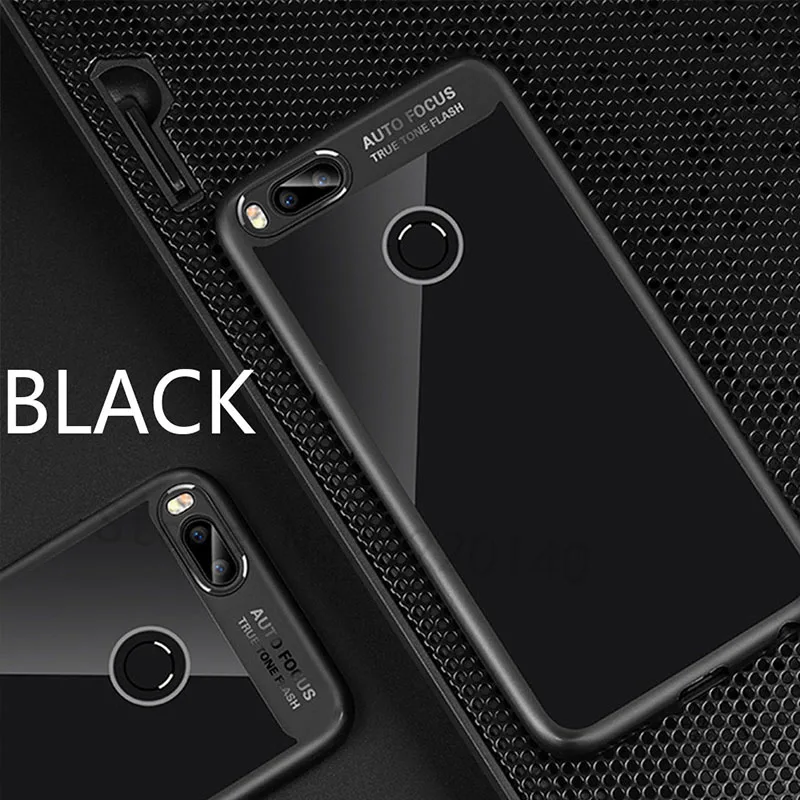 Transparent Protective Cover Cases For Xiaomi A1 MI 5X Full TPU&Acrylic Transparent Back Case For Xiaomi 5X mia1 mi5x Shell Capa11