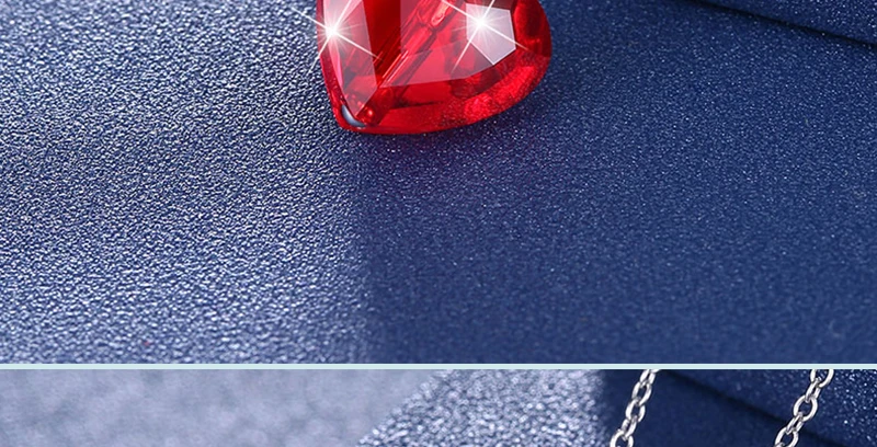 Элегантное ожерелье с подвеской в виде сердца из кристаллов Swarovski, женское утонченное украшение для девушки с стерлингового серебра 925 пробы, Романтический Подарок на годовщину