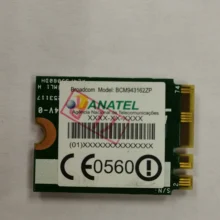 Broadcom BCM943162ZP 2,4G и 5G+ bluetooth 4,0 802,11 AC/A/B/G/N NGFF 433 Мбит/с 00JT473 беспроводная Wifi карта для Thinkpad E450 E550