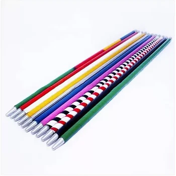 

Appearing Cane Mahka Metal stage magic white&red free shipping