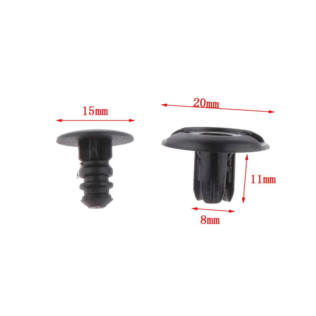 50 Fender Liner Clip Push Retainer For Honda For Civic For Accord For Acura For Integra