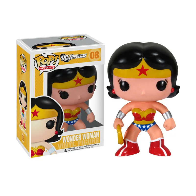 Официальный Funko pop DC Universe Comics Wonder Woman (классический) #08 Виниловая фигурка