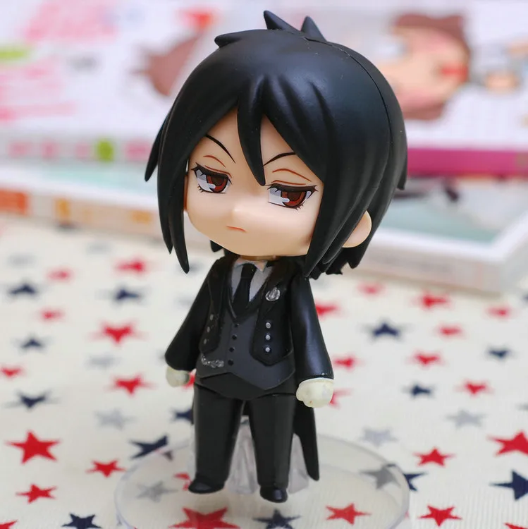 2 до сих пор Nendoroid Черный Дворецкий Себастьян Михаэлис Ciel ПВХ модель игрушки