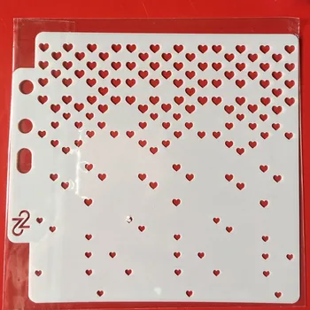 

1Pcs Small Hearts DIY Craft Layering Stencils Wall Painting Scrapbooking Stamping Embossing Album Paper Card Template