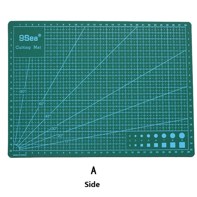 A4 A3 PVC Cutting Mat Green Scale Pad DIY Patchwork Cut Carving Design Tools Manual Soft Double-sided Self-healing Cutting Board