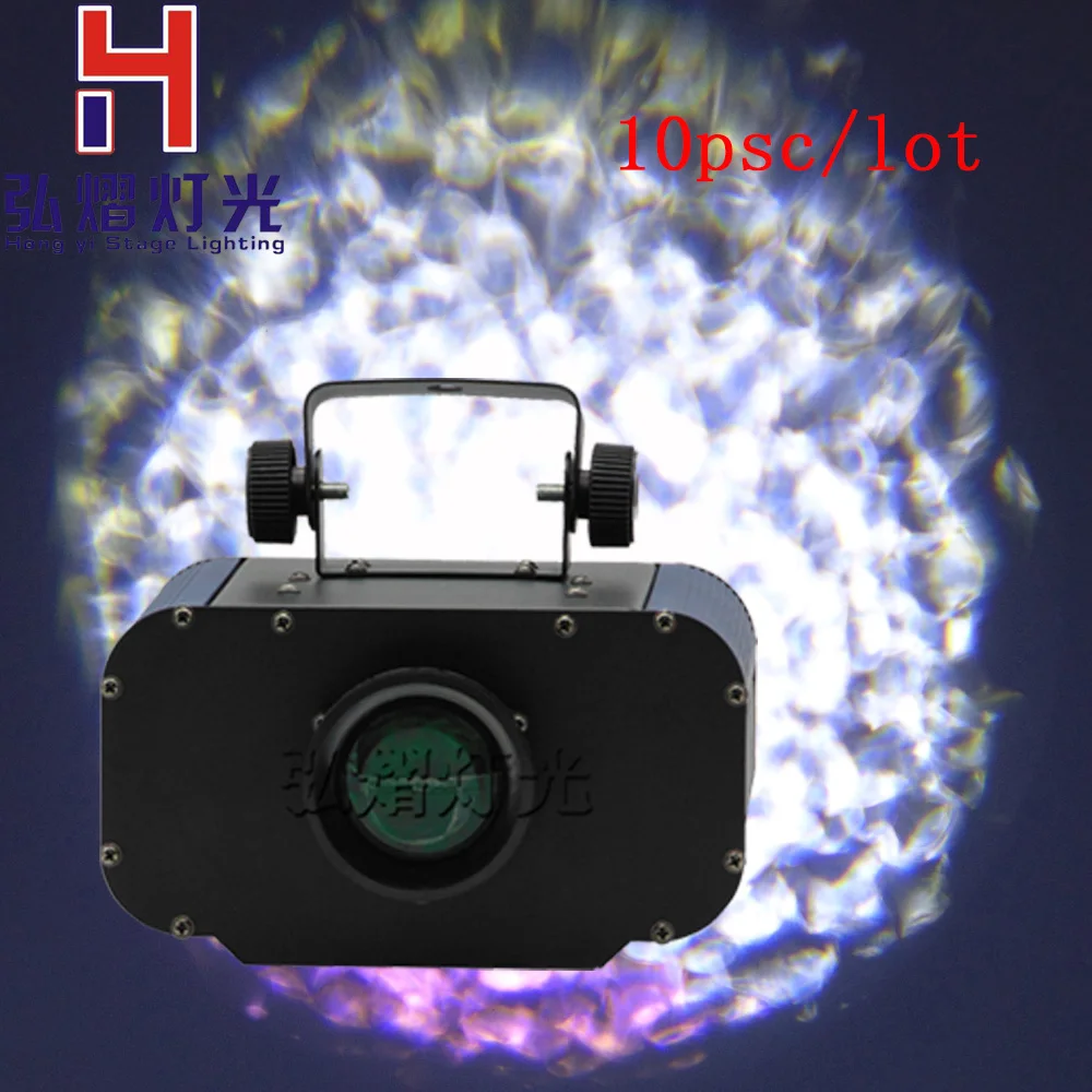 

10pcs/lot Mini 30w Water Wave Ripple LED Projector Stage Lighting Effect LED Party Dance Disco DJ Holiday Xmas Lights