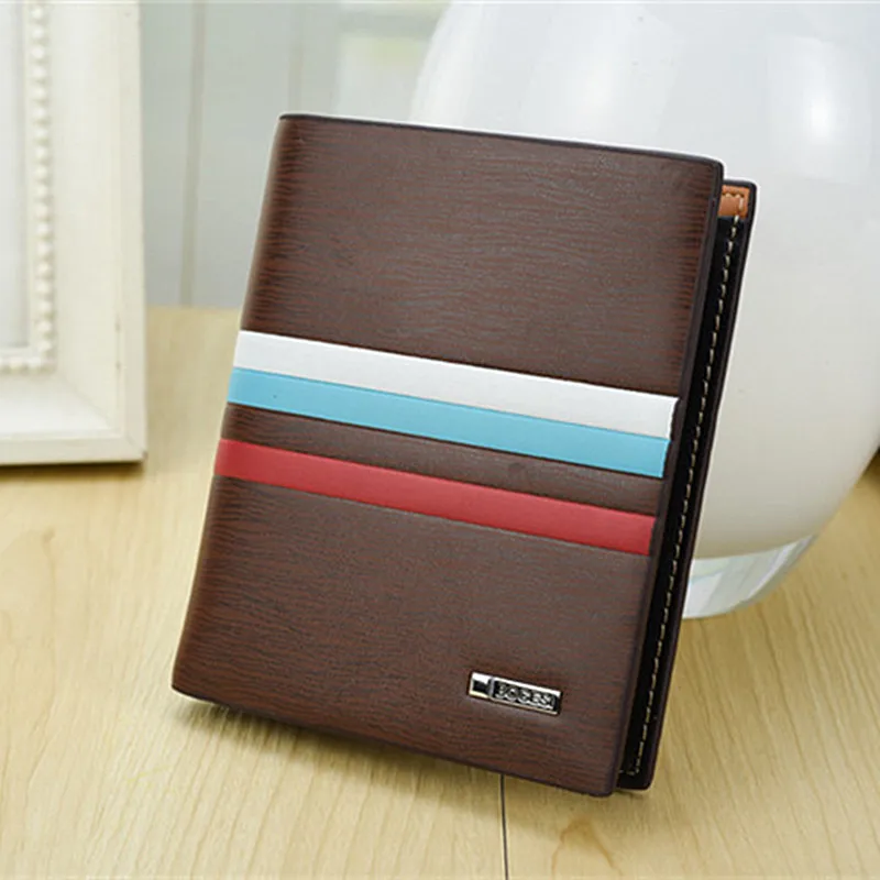 Men wallet fashion Male Money Bag Embossed lattice Hasp Leather Wallet Men Bar Clutch Purse Slim Card Holder Wallets  Pocket 457