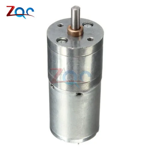 Motor del engranaje de reducción de velocidad de Motor eléctrico 12 V DC 60 rpm poderoso par 25mm Motor del engranaje de reducción de velocidad de Motor eléctrico 12 V DC 60 rpm poderoso par 25mm