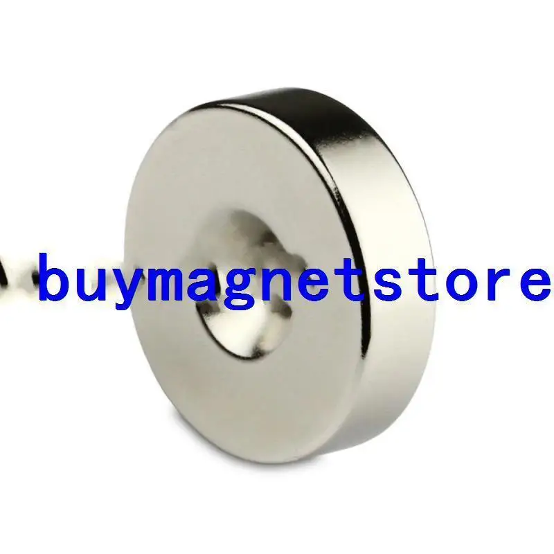 

1 Big Round Ring Magnet 35mm x 10mm Hole 6mm Disc Rare Earth Neodymium N50 Grade