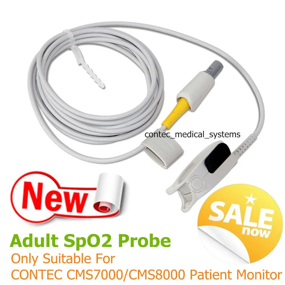 CONTEC взрослый SpO2 зонд многоразовый датчик для CMS7000/CMS8000 монитор пациента