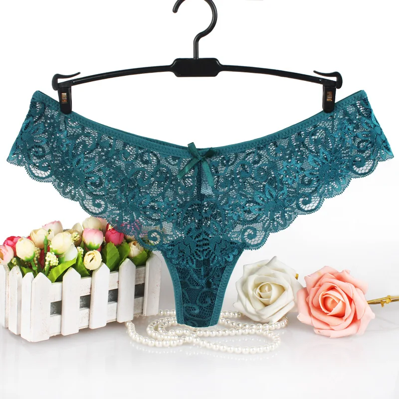 

Sexy Lace G-Strings Panties Women Underwear Thong Woman Seamless Briefs Push Size S M L XL Female Lingerie Tangas