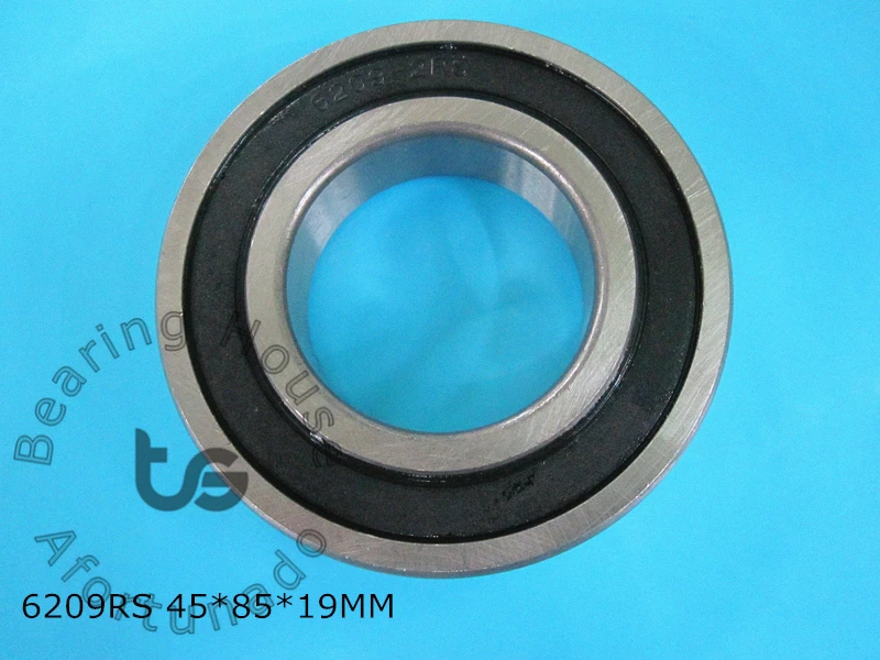 

6209RS 1 Piece bearing 45*85*19(mm) ABEC-5 metal sealing bearings 6209 6209RS CHROME STEEL DEEP GROOVE BEARING