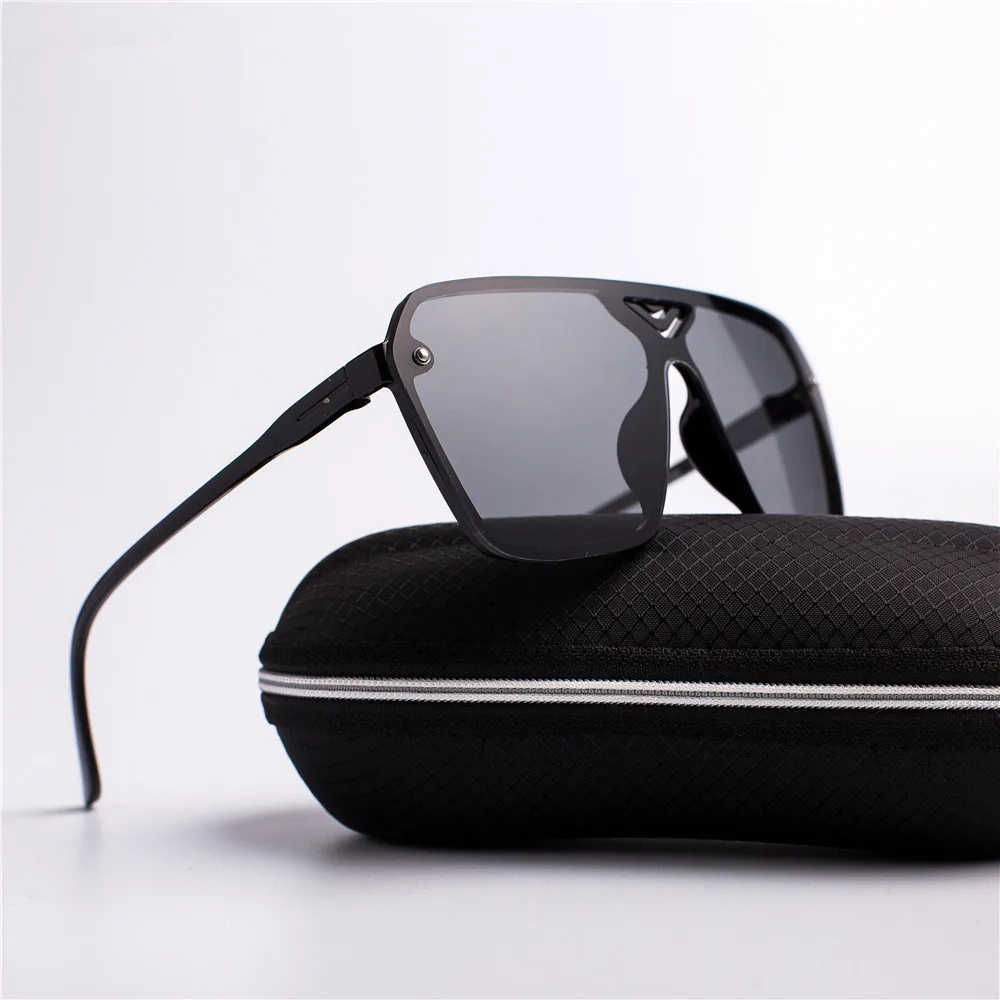 

Classic Sunglasses Men Brand Designer New Goggle Plastic Male Driving Sports Men Dazzling Trendy Retro Sun Glasses oculos de sol