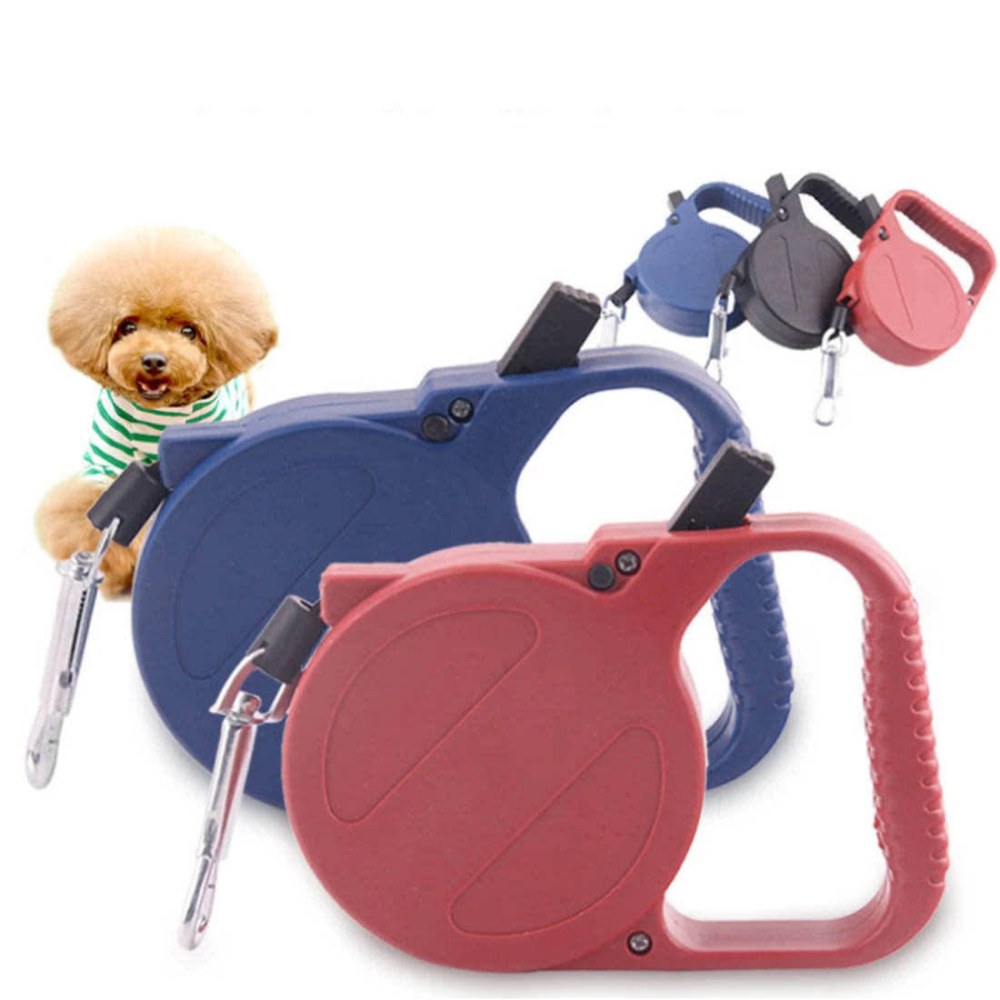 

Retractable Dog Leash Traction Training Extension Rope Walking Belt 3M Adjustable Dog Collar for Small and Medium-sized dogs