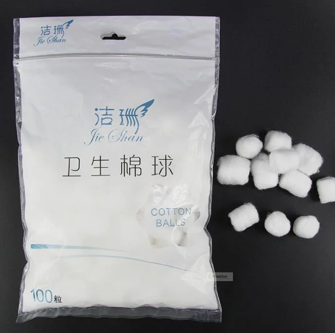 

100pcs medical cotton ball disinfect tattoo machine clean handle accessory tools