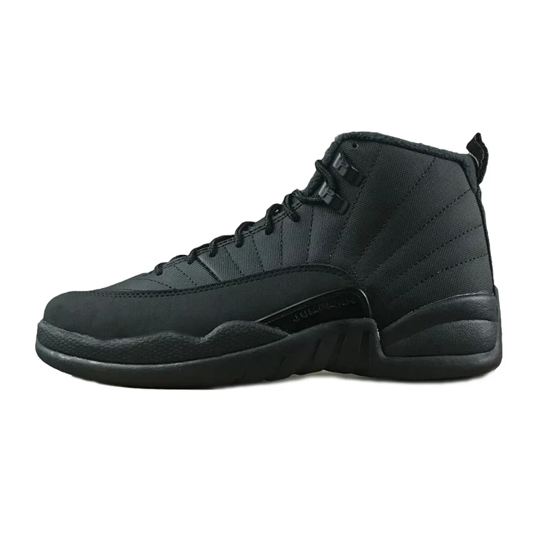 

Hot Jordan Retro 12 Gym Red Wntr All Black Basketball Shoes Outdoor Sport Sneakers High Cut Lace-up Trainer Shoes size 40-46
