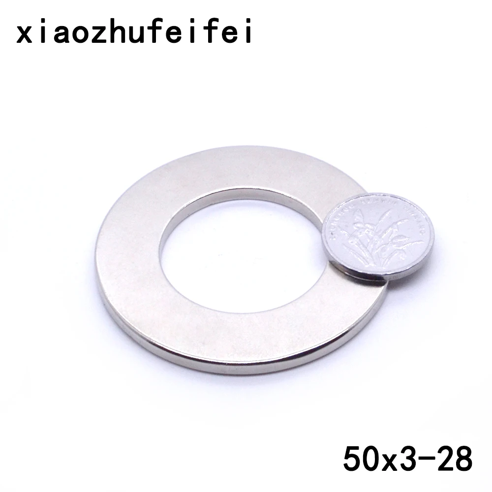 2 шт. неодимовые магниты с потайным кольцом 50 х3 мм 28 мм|countersunk ring magnets|magnets raremagnet rare