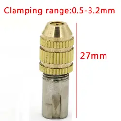 Прямая поставка маленький Электрический латунная Дрель Чак самозатягивающая головка маленький зажим ручной Деревообработка латунь
