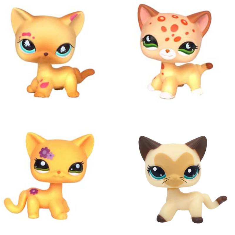 

pet shop lps toys short hair cat Collections #816 852 cute rare kitty standing free shipping