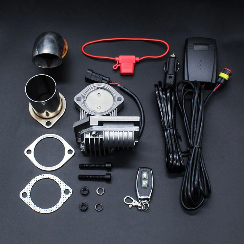 

2.0inch Electric Exhaust Cutout Valve Modified Parts Flanged Valve Electrical Valve Remote Control Valve Vehicle Check Valve