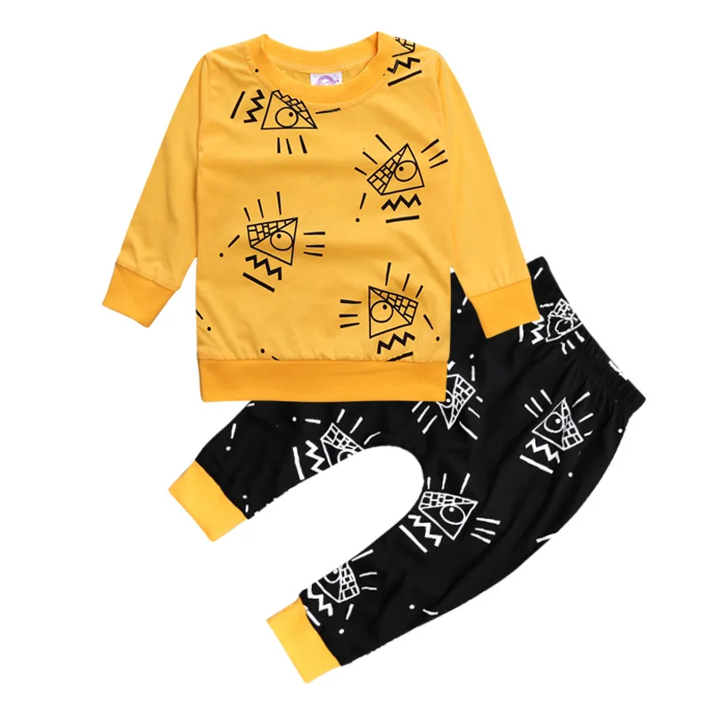 Laleben/весенне-осенний детский хлопковый пуловер с длинными рукавами, комплект для маленьких девочек, комплект из 2 предметов: куртка и штаны