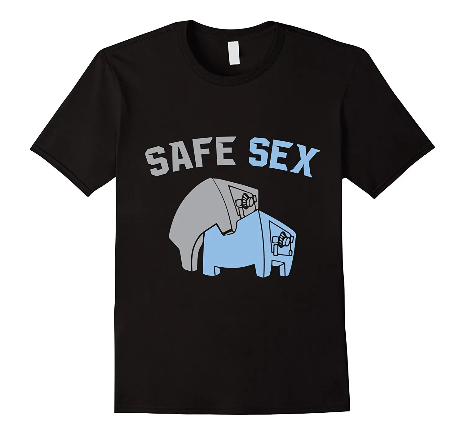 Safe Sex Funny T Shirt New Design Cotton Male Tee Shirt Designing In