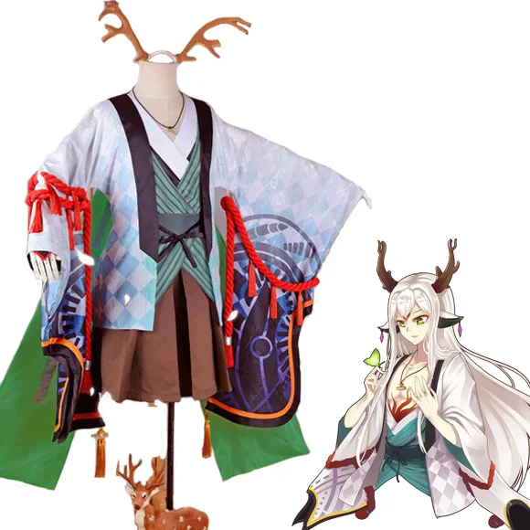 Косплей мобильная игра Onmyoji олень мальчик SSR Пробуждение anthromorphic японский стиль Cos