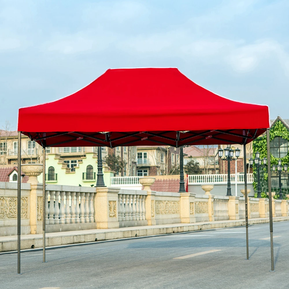 Fiesta impermeable Gazebos top techo arden dosel exterior marquesina toldo carpa sombra Ogrodowy blanco grande cobertizo plegable Azul Rojo coche
