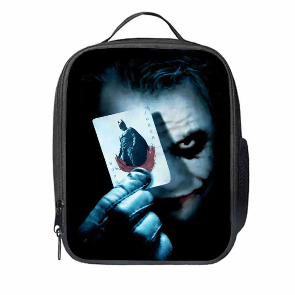 photo color Batman Lunch Bag Animal Customized Superman Anime Women Men Teenagers Boys Girls Kid School Thermal Cooler Insulated Tote Box - Цвет: photo color