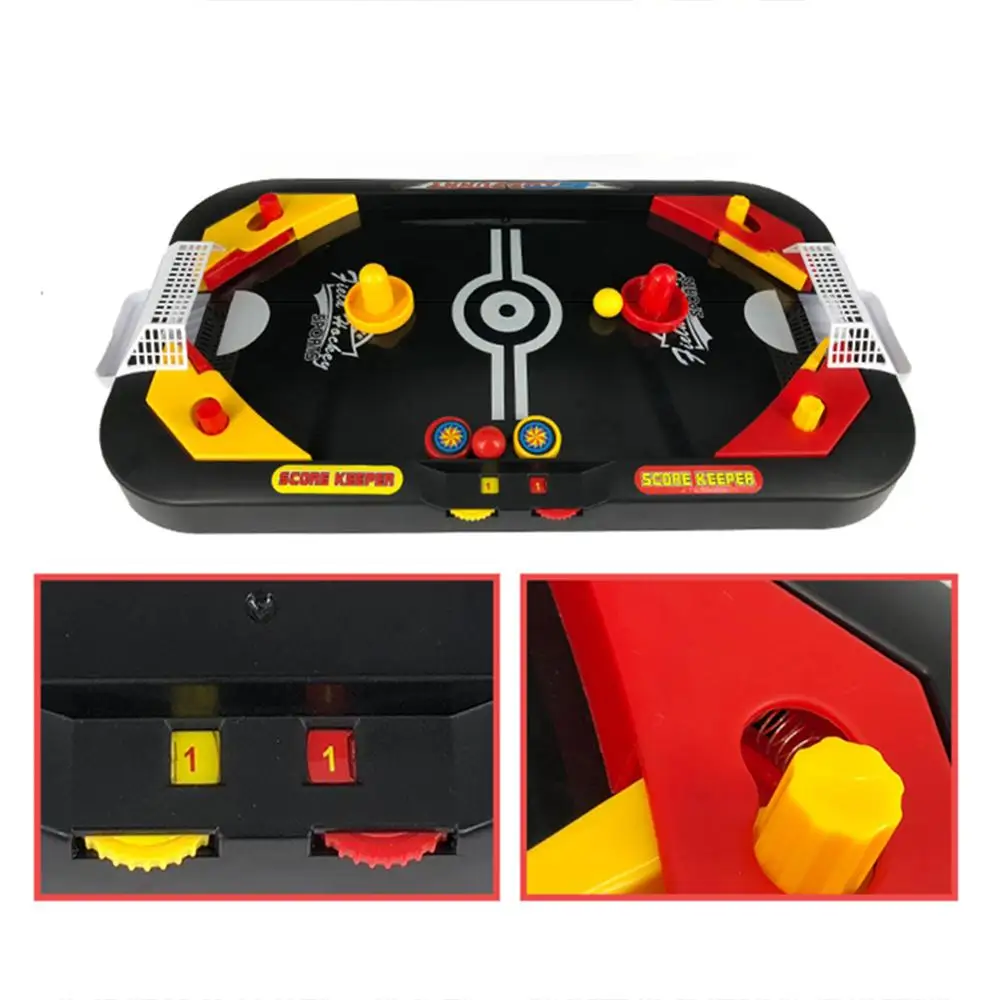 

2 in 1 Mini Desktop Soccer Ice Hockey Football Board Game Interactive Kids Toy