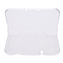 Прозрачный пластиковый защитный чехол для кожи с бесплатной защитной пленкой для нового nintendo 3 DSXL