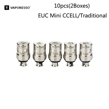 

10pcs Original Vaporesso EUC Mini CCELL EUC Mini Traditional Coil Head 1.3ohm 1.4ohm Atomizer Core For Drizzle Tank E Cigarettes