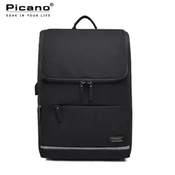 Picano ноутбук рюкзак 15,6 дюймов бизнес рюкзаки журналист камера задняя Сумка Мода городской цифровой Backbag тетрадь Sac PCN095