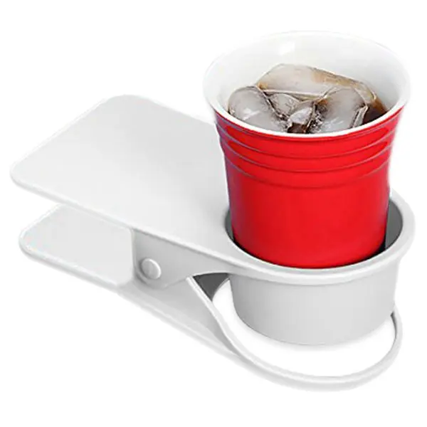 Drinking Cup Holder Clip Home Office Table Desk Side Huge Clip Water