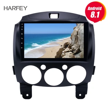 

Harfey 9" Android 8.1 Radio GPS Navigatio for 2007-2014 MAZDA 2/Jinxiang/DE/Third generation with Bluetooth USB WIFI OBD2 DVR
