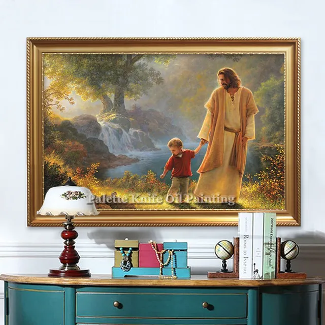 Poster and Print of Jesus Christ on Canvas,Wall Pictures for living