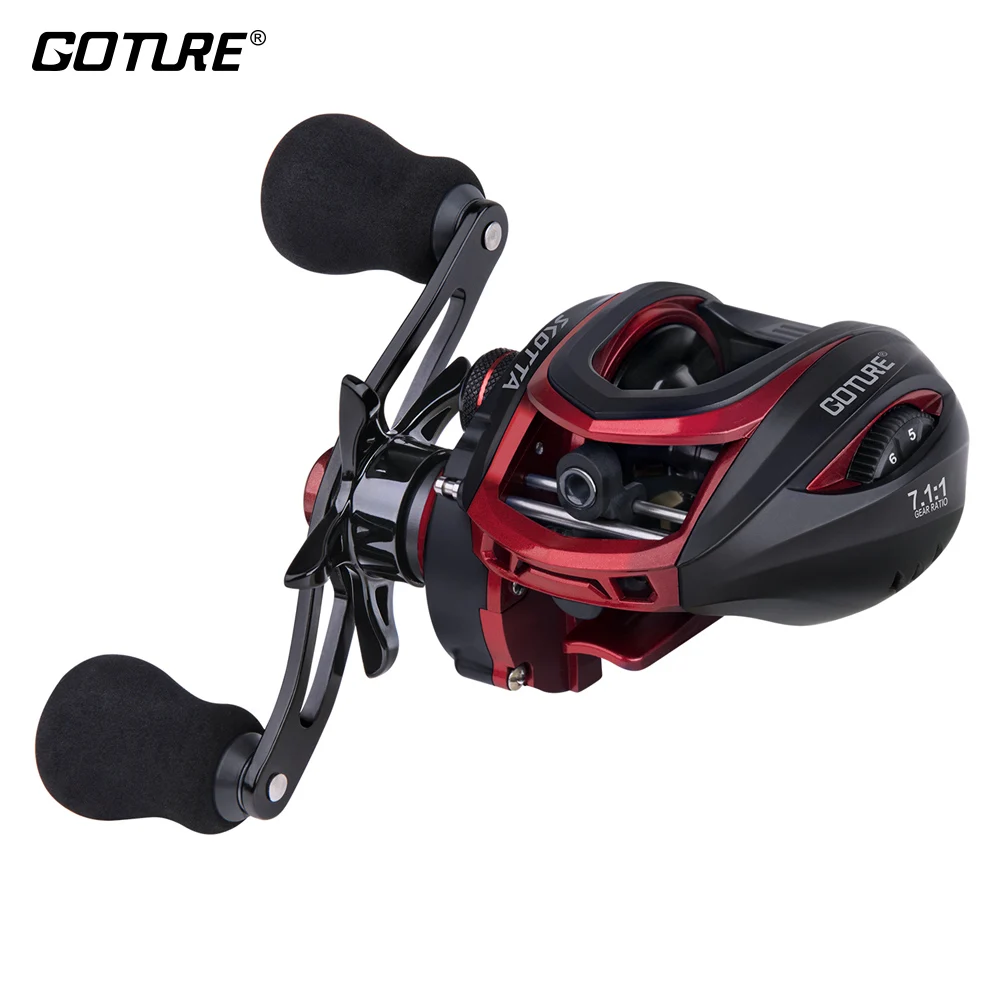 Goture SCOTTA Baitcasting الصيد بكرة 8 كجم ماكس السحب 7.1: 1 عالية السرعة 7 + 1BB الطعم الصب Carretilha Pesca البحر معدات الصيد Goture SCOTTA Baitcasting الصيد بكرة 8 كجم ماكس السحب 7.1: 1 عالية السرعة 7 + 1BB الطعم الصب Carretilha Pesca البحر معدات الصيد