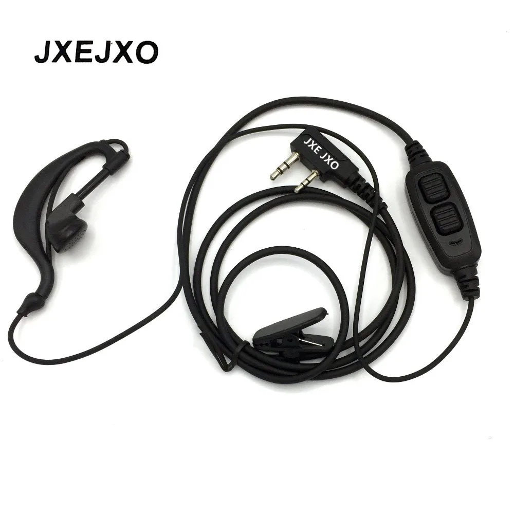 JXEJXO BAOFENG uv 82 accessories original dual PTT headset earpiece with mic for UV 82 UV82L UV