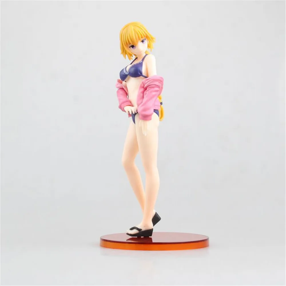 FGO Fate Grand Order Joan of Arc Figure Bikini Ver. Ruler PVC Sex Girl Toys For Men Doll Anime Collectible Toy Model Gift PM