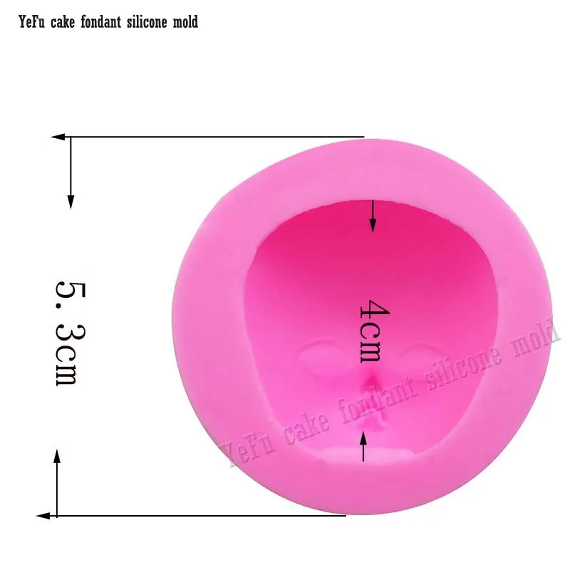 Детское лицо помадка силиконовая форма девушка резинка паста Форма торт украшение глины смолы Мыло Конфеты Формы Fimo формы для торта, шоколада F0788