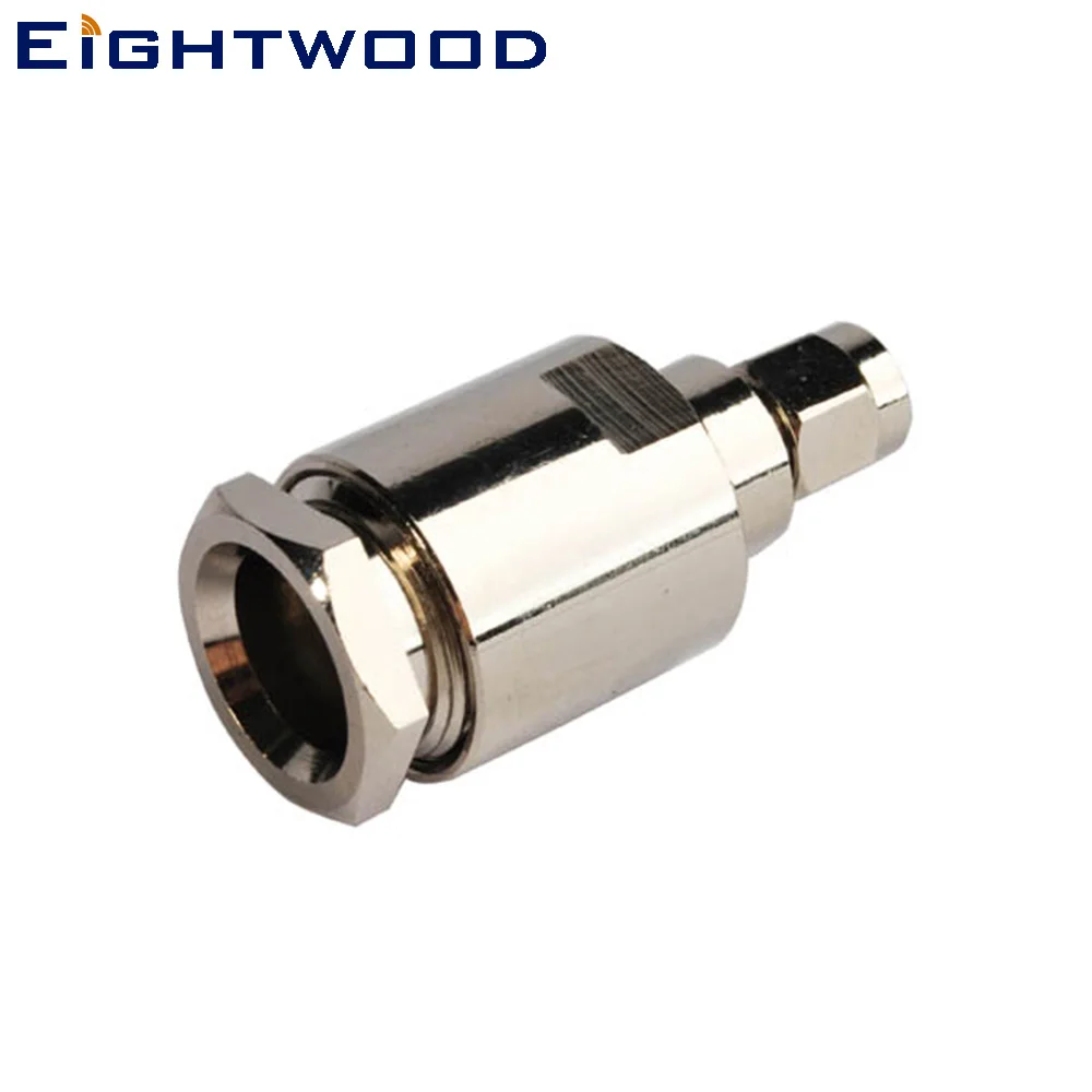 Eightwood 5Pcs Sma Plug Male Rf Coaxiale Connector Adapter Attachment