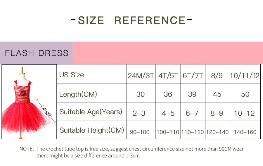 Girl Flash Inspired Superhero Tutu Dress Costume with Mask Kids Birthday Party Halloween Purim Clothing Cosplay Photo Props Dress (1)