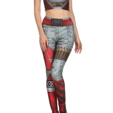 Костюм для косплея с 3D принтом, Женский комплект из 2 предметов для йоги, спортивный костюм с жилетом, тренировочный эластичный облегающий комплект для упражнений, одежда для фитнеса и клуба