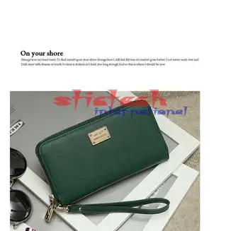 

by dhl or ems 100pcs Lady's Purse Clutch Wallet designer wallets famous brand women wallet female fashion zipper evening purses