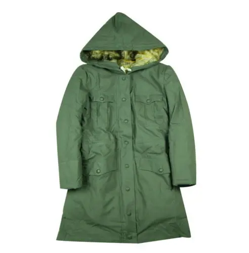 

WW2 WWII GERMAN M43 GREEN RABBIT FUR WINTER PARKA GREAT COAT IN SIZES