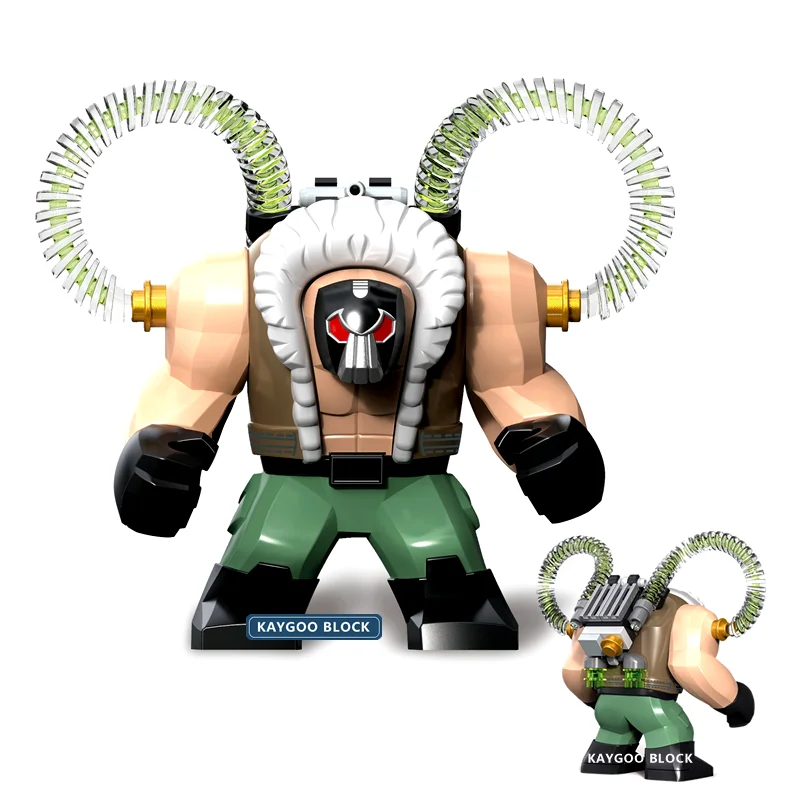 

Single Sale Super Heroes Buiding Blocks 7cm Bane Abomination Hulk Colossus Big Figures Model Bricks For Children Gift Toys
