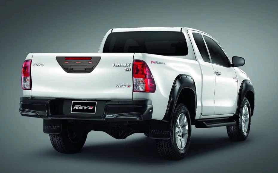 For Toyota Hilux Revo Accessories 2015 2016 2017 Body Kits Decoration Protection Matte Black Cover Tuning Car JDM Auto Molding 480